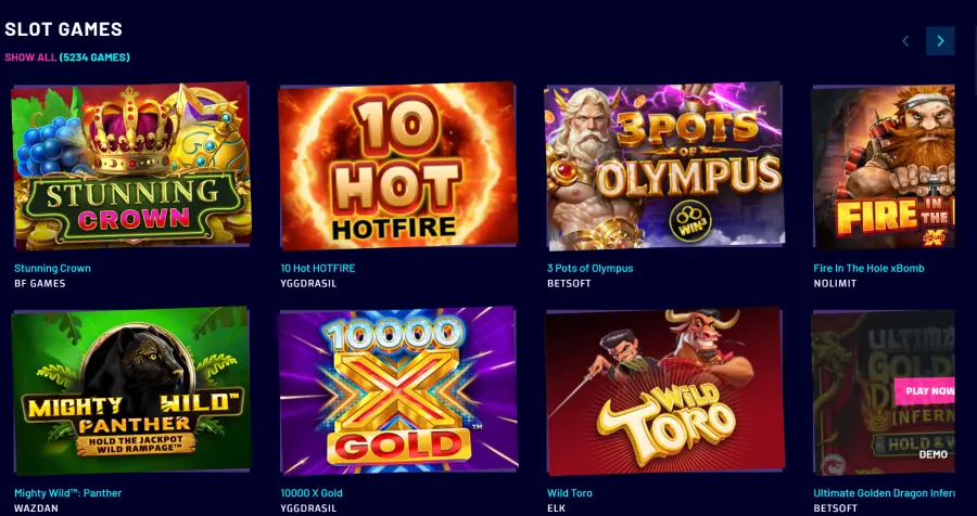 Hammer slots